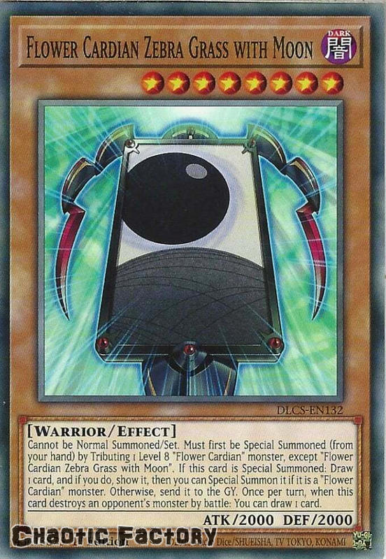 DLCSEN132 Flower Cardian Zebra Grass with Moon Common 1st Edition NM