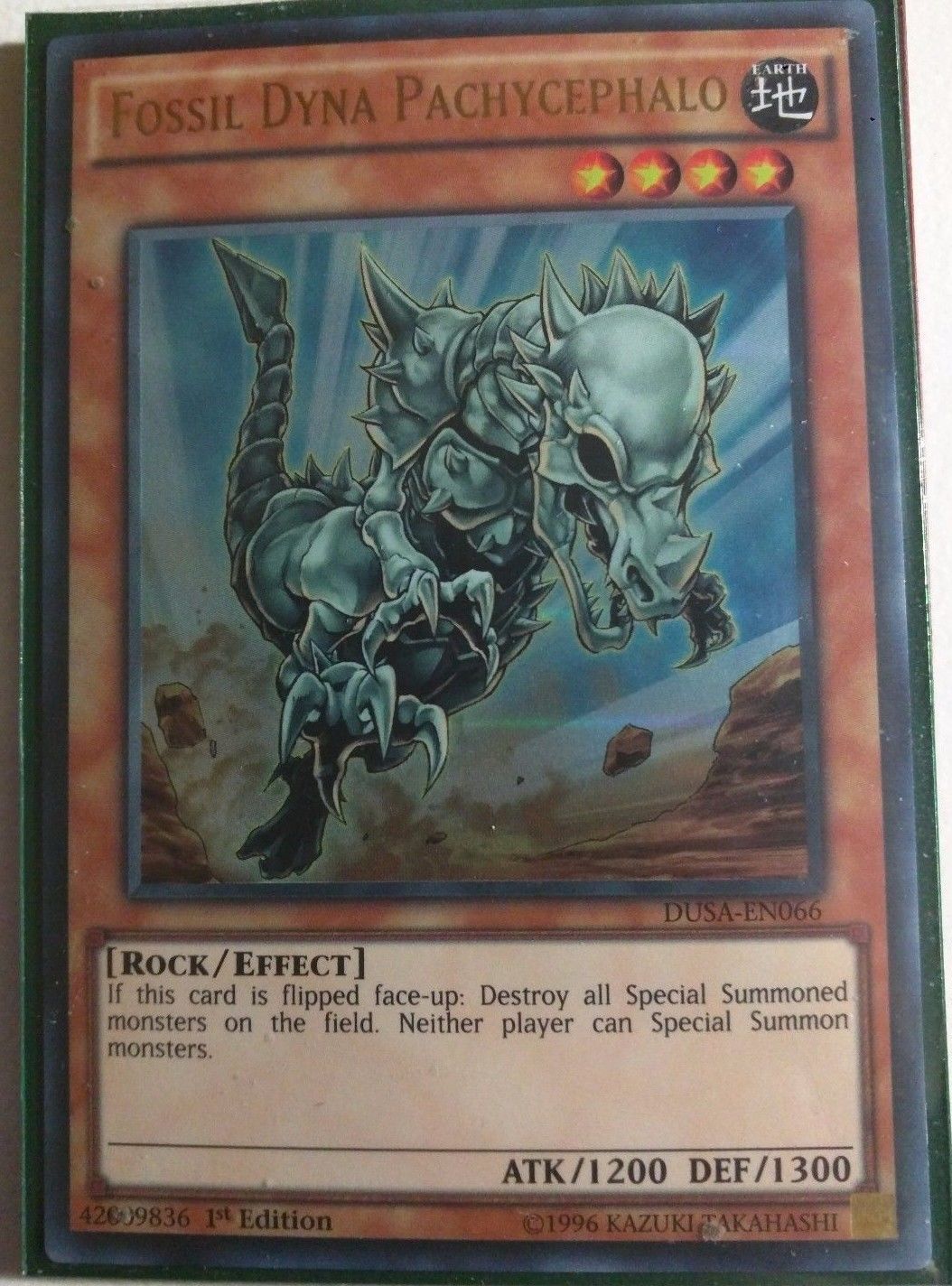 YuGiOh! Fossil Dyna Pachycephalo – SGX4 1st Edition (x3 Cards) – English, Near Mint