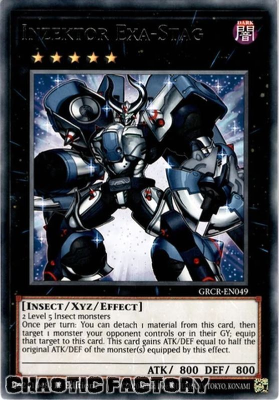 Yu-Gi-Oh! Carta Inzektor Exa-Stag – GAOV-EN050 – Galactic Overlord – 1st Edition Ultimate Rare