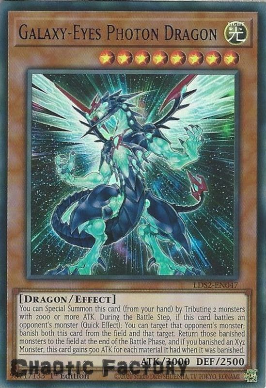YuGiOh LDS2-EN054 Starliege Photon Blast Dragon – Ultra Rare 1st Edition, LP