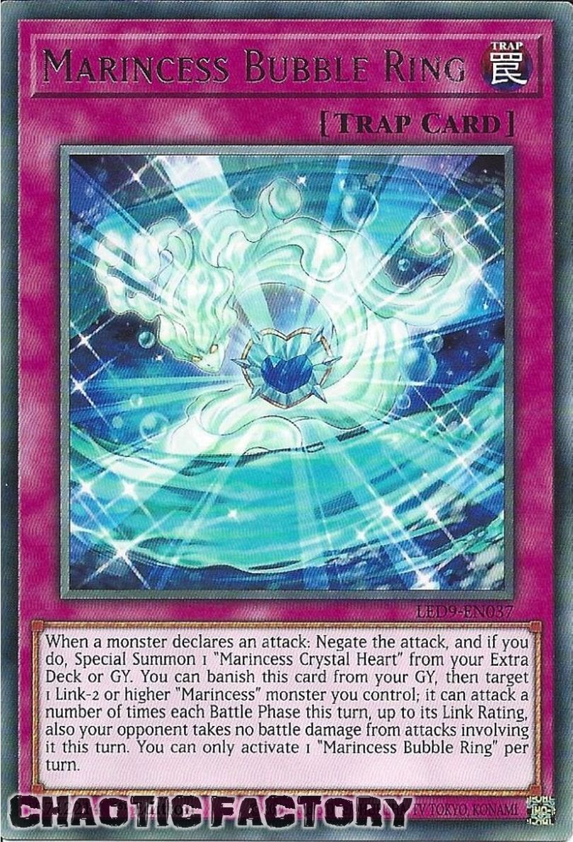 Yu-Gi-Oh! Marincess Springirl – LED9-EN031 Super Rare 1st Edition (NM/LP)