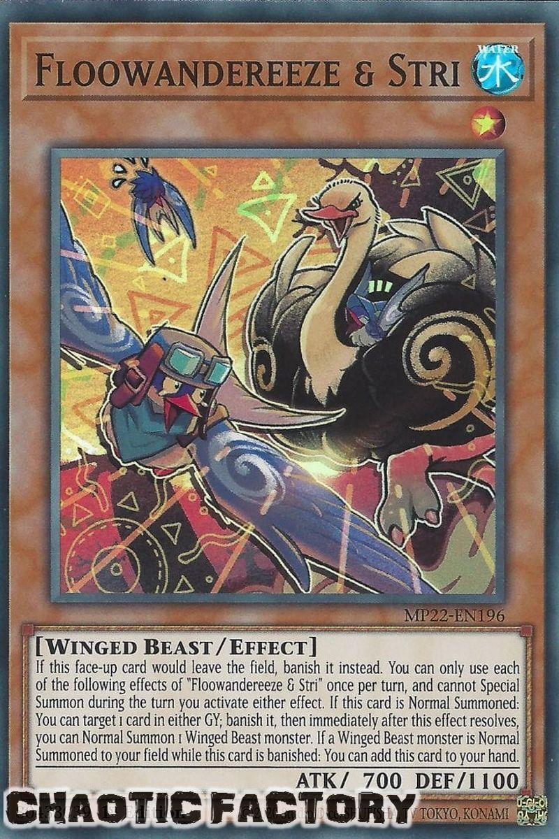 MP22 EN196 Floowandereeze Stri Super Rare 1st Edition NM MP22 EN196 Floowandereeze Stri Super Rare 1st Edition NM
