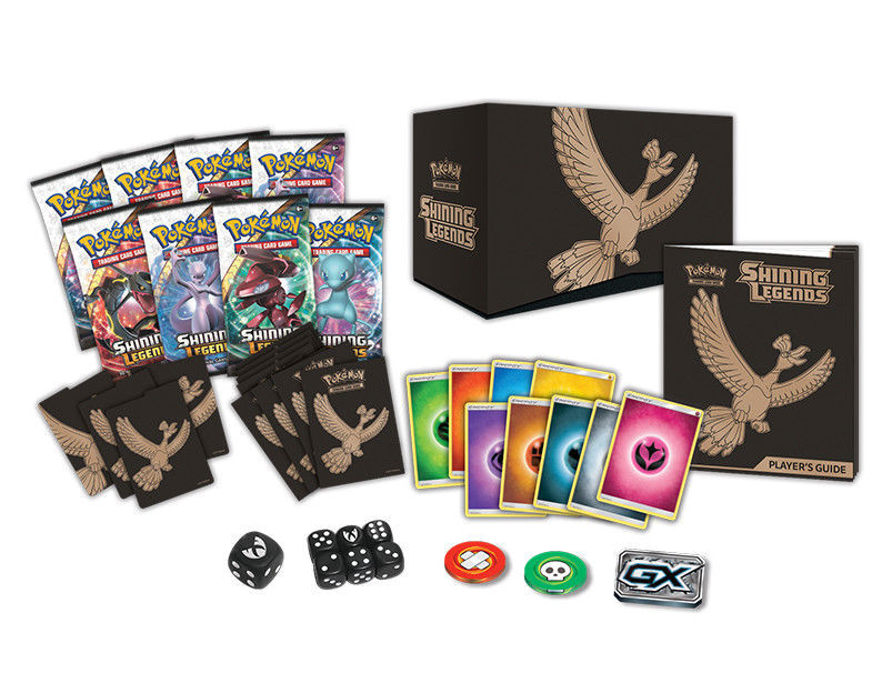 POKEMON TCG Shining Legends Elite Trainer Box includes 10 Booster