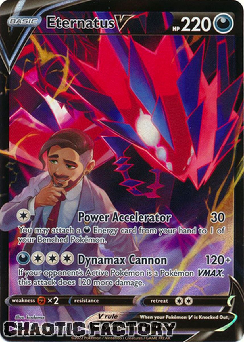 Eternatus V SWSH044 – NM Full Art Promo Rare Pokémon Card