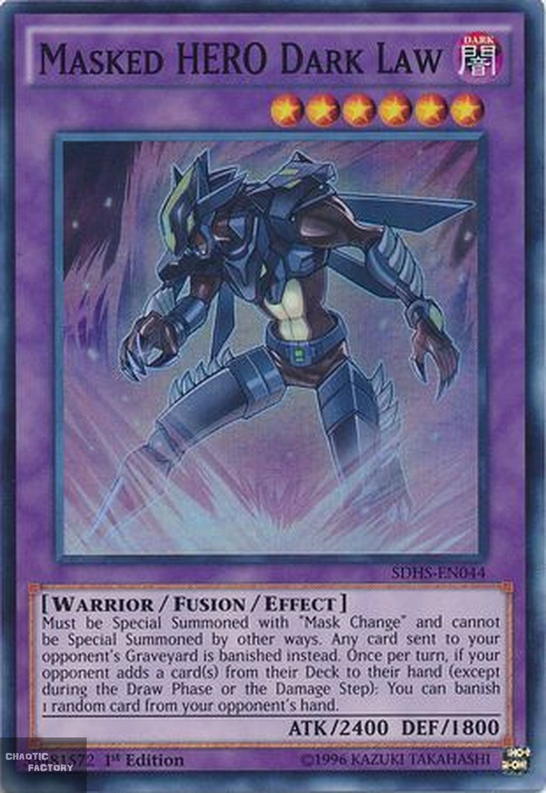 HERO Vento Divino Mascherato - SDHS-EN043 - Super Rara - Carta YuGiOh Edizione Illimitata