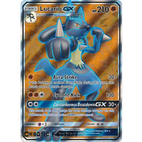 Pokemon TCG Lucario GX - 122/131 - Full Art Ultra Rare NM