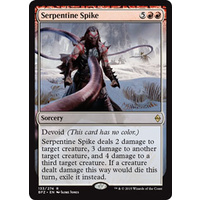 MTG Serpentine Spike Sorcery - 133/274 BFZ