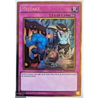 Mistake - PGL3-EN096 - Gold Rare 1st Edition NM