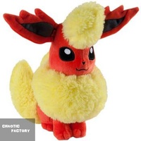 Tomy Pokemon Eeveelution Flareon 8" Stuffed Plush