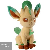Tomy Pokemon Eeveelution Leafeon 8" Stuffed Plush toy 20cm