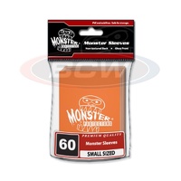 BCW Glossy Sleeves - Small - Monster Logo - Orange