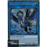 FLOD-EN048 Knightmare Gryphon Secret Rare UNL Edition NM