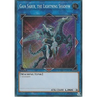 Gaia Saber, the Lightning Shadow - COTD-EN051 - Secret Rare Unlimited NM