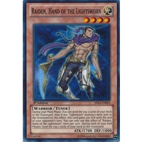 Raiden, Hand of the Lightsworn - SDLI-EN003 - Super Rare US print