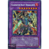 Gladiator Beast Heraklinos - GLAS-EN044 - Secret Rare 1st Edition NM