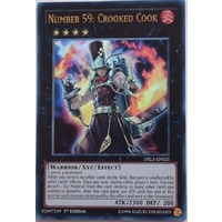 Number 59: Crooked Cook - DRL3-EN025 - Ultra Rare 1st Edition NM