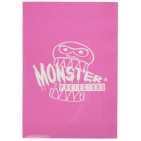 BCW Monster Deck Protectors Small Glossy Pink Logo (62mm x 91mm) (60 Sleeves Per Pack)