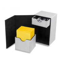 BCW Deck Vault Box LX White (Holds 80 cards)