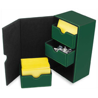 BCW Deck Vault Box LX Green (Holds 200 Cards)