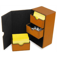 BCW Deck Vault Box LX Orange (Holds 200 Cards)