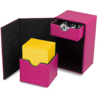 BCW Deck Vault Box LX Pink (Holds 80 cards)
