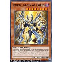 AGOV-EN011 Imsety, Glory of Horus Secret Rare 1st Edition NM