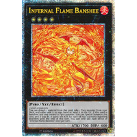 Quarter Century Secret Rare AGOV-EN043 Infernal Flame Banshee 1st Edition NM