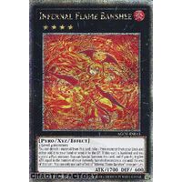 Quarter Century Secret Rare AGOV-EN043 Infernal Flame Banshee 1st Edition NM