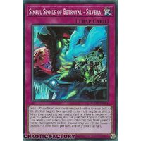 AGOV-EN074 Sinful Spoils of Betrayal - Silvera Super Rare 1st Edition NM