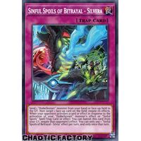AGOV-EN074 Sinful Spoils of Betrayal - Silvera Super Rare 1st Edition NM