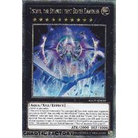 Quarter Century Secret Rare AGOV-EN089 Tistina, the Divinity that Defies Darkness 1st Edition NM