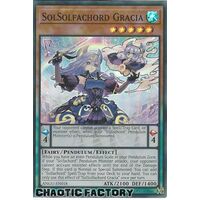 ANGU-EN018 SolSolfachord Gracia Super Rare 1st Edition NM