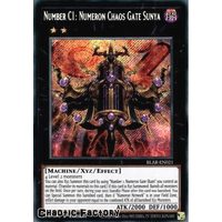 BLAR-EN021 Number C1: Numeron Chaos Gate Sunya Secret Rare 1st Edition NM