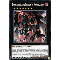 BLAR-EN050 Dark Armed, the Dragon of Annihilation Secret Rare 1st Edition NM