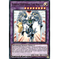 BLAR-EN054 Elemental HERO Shining Flare Wingman Ultra Rare 1st Edition NM