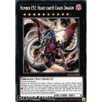 BLAR-EN069 Number C92: Heart-eartH Chaos Dragon Secret Rare 1st Edition NM