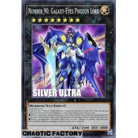 SILVER ULTRA RARE BLC1-EN018 Number 90: Galaxy-Eyes Photon Lord 1st Edition NM