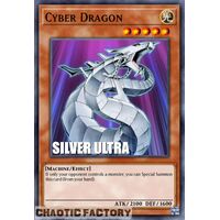 SILVER ULTRA RARE BLC1-EN020 Cyber Dragon 1st Edition NM