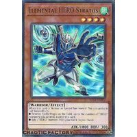 BLC1-EN022 Elemental HERO Stratos (alternate art) Ultra Rare 1st Edition NM