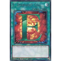 SILVER ULTRA RARE BLC1-EN032 E - Emergency Call 1st Edition NM