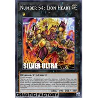 SILVER ULTRA RARE BLC1-EN037 Number 54: Lion Heart 1st Edition NM