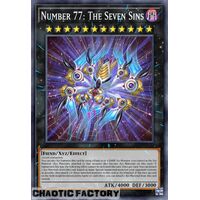 BLC1-EN038 Number 77: The Seven Sins Ultra Rare 1st Edition NM