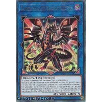 SILVER ULTRA RARE BLC1-EN044 Darkness Metal, the Dragon of Dark Steel 1st Edition NM