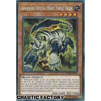 BLCR-EN013 Advanced Crystal Beast Topaz Tiger Secret Rare 1st Edition NM