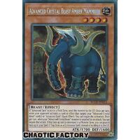 BLCR-EN014 Advanced Crystal Beast Amber Mammoth Secret Rare 1st Edition NM
