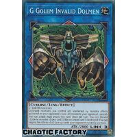BLCR-EN044 G Golem Invalid Dolmen Secret Rare 1st Edition NM
