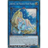 BLCR-EN095 Artemis, the Magistus Moon Maiden Secret Rare 1st Edition NM