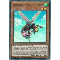 BLHR-EN033 Battlewasp - Sting the Poison Ultra Rare 1st Edition NM