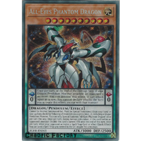 BLHR-EN043 All-Eyes Phantom Dragon Secret Rare 1st Edition NM