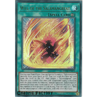 BLHR-EN073 Will of the Salamangreat Ultra Rare 1st Edition NM